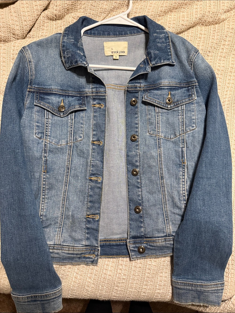 a new day Light Blue Denim Jean Jacket